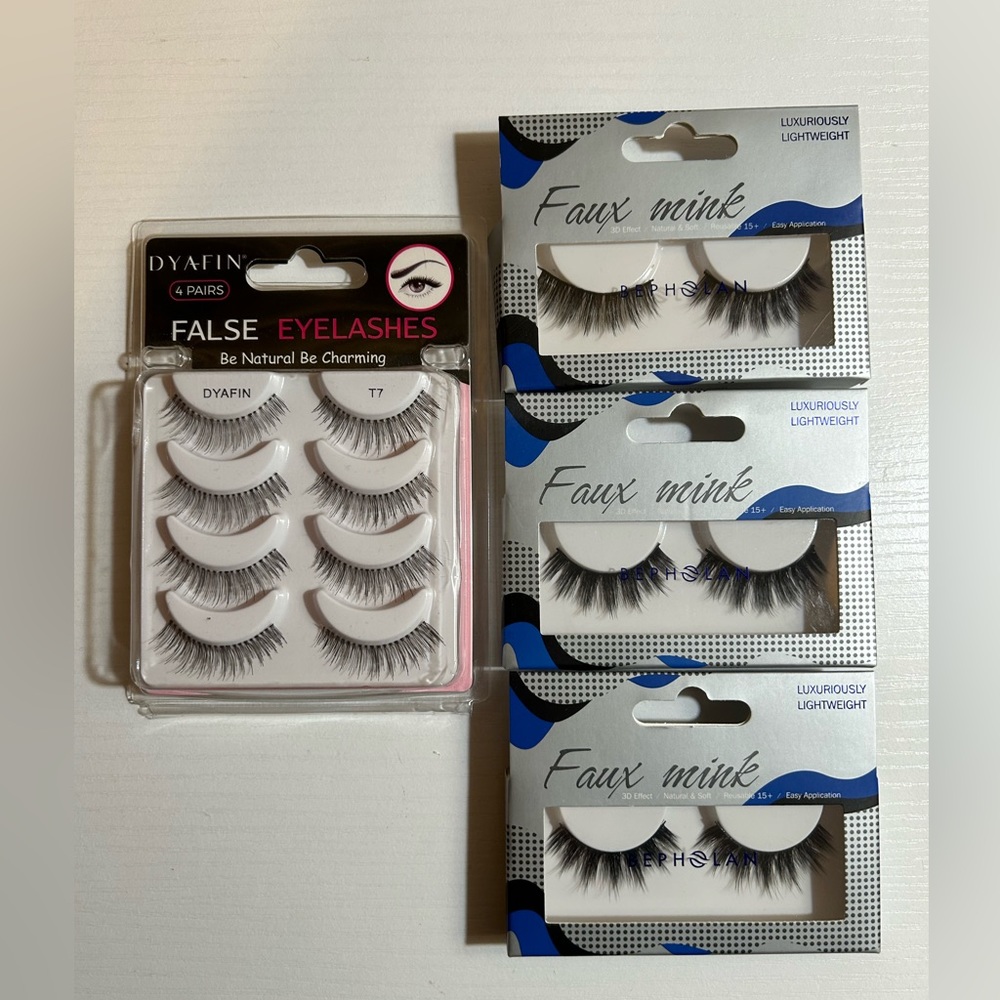 New in box 4 faux eyelash bundle